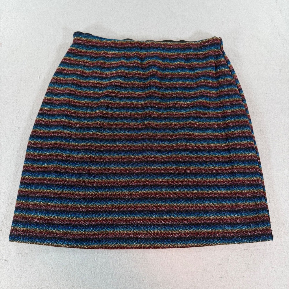 Urban Outfitters Rainbow Metallic Mini Skirt‎ Bodycon Large